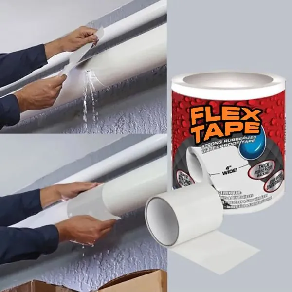 Сверхсильная flex tape. Водонепроницаемая клейкая лента универсальная что-бы заклеить надувной бассейн/матрац.Герметизирующая изолента/скотч для герметизации аквариума,протечки и ремонта шлангов дома.