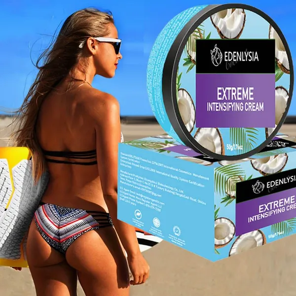 Крем-автозагар EDENLYSIA на основе кокосового масла, легко создает темный загар, формула без спирта, стойкий макияж, подходит для всех типов кожи, содержит глицерин, делает кожу гладкой и блестящей