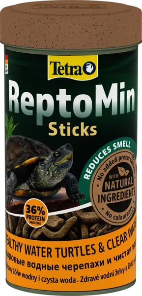 Корм для водных черепах. Tetra ReptoMin 1л
