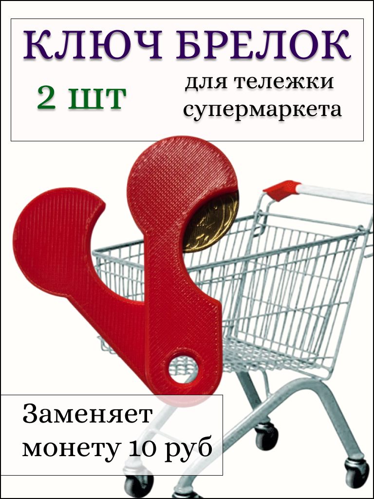 Ключ для тележки супермаркета