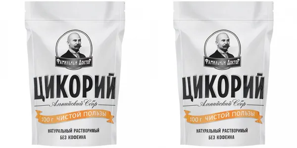 Фамильный Доктор Цикорий натуральный, Альпийский сбор, растворимый, 100 г, 2 шт/