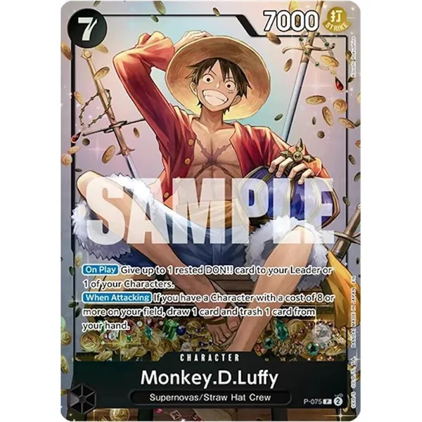 Коллекционные карты One Piece Тони Тони Чоппер, Манки Д. Луффи P-065 английская версия, высококачественные изготовленные вручную аниме игровые карты, подарочная коллекционная игрушка