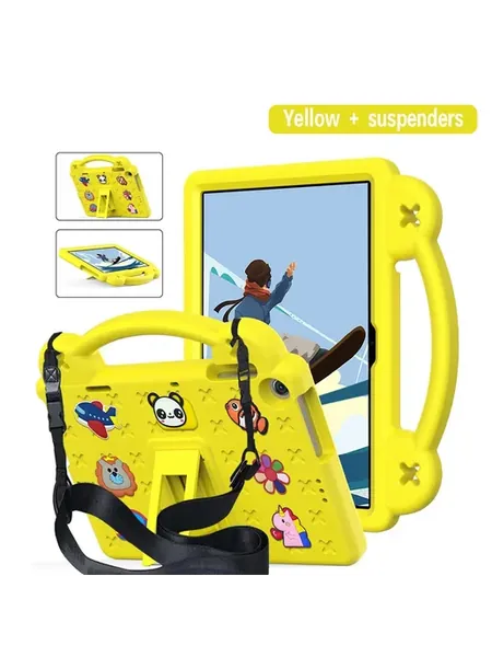 Мультяшный чехол для планшета Lenovo Tab EVA Желтый, Yellow