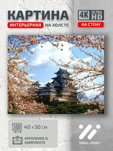 Картина Страна Himeji-jo Castle Himeji Kinki Japan япония
