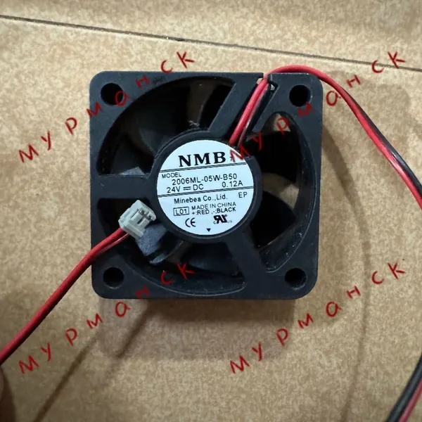 Вентилятор NMB 2006ML-05W-B50 24V 0.12A 5cm 5015 50х50х15мм 2 PIN Совершенно Новый.
