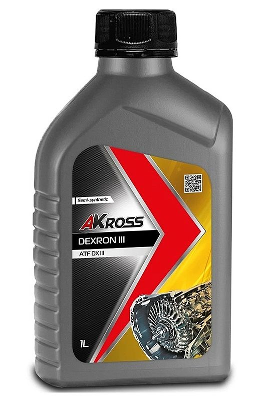 Масло трансмиссионное AKross Dexron III 1 л п/синт.