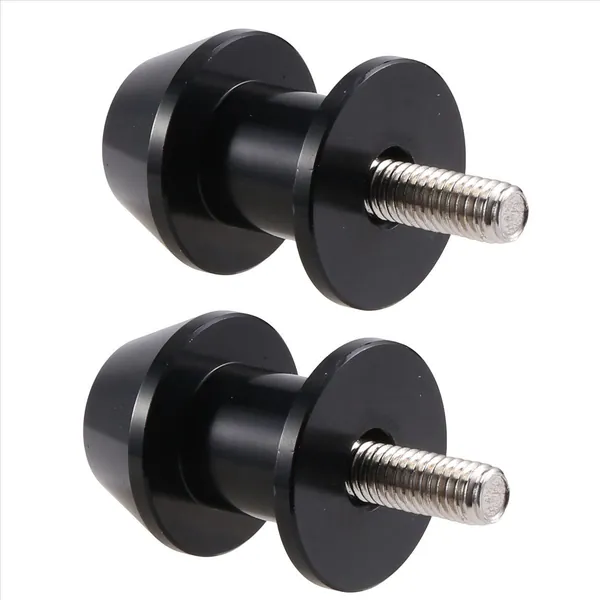 C9(W Z U F) 2 шт.,M6 X1.5,мотоцикл с ЧПУ,поворотный рычаг,ползунки,подставка,винт совместим Fz01,Fz03,Fz09,Fz10,Yzf,R1,R3,R6,R25,R125,R1000,R6S,Fz1,Fz6,Fz8,Fzs1000,Fzs600, (черный)