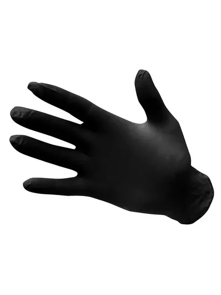 Перчатки одноразовые нитриловые, 100 шт Р. L (9) Цв. Black