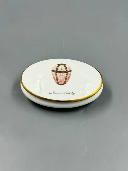 Фарфоровая шкатулка Faberge для Limoges France