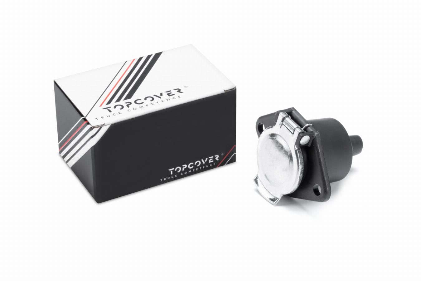 Розетка 7 полюсов DAF, MAN, MB, Scania, Volvo, Renault, Schmitz (Topcover)