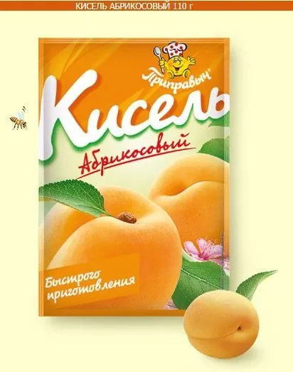Кисель " Абрикосовый" 3 штуки Х 110 гр., Приправыч