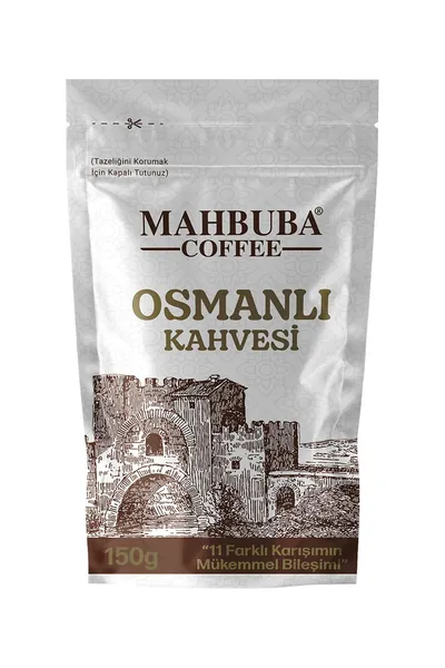 Mahbuba Османский кофе Мирвари 150гр. Традиционная турецкая смесь 11 в 1, с мягким вкусом и ароматом кардамона. Натуральный молотый напиток, для приготовления в турке, идеальный подарок цени