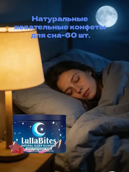 Натуральные жевательные конфеты для сна-60 шт.