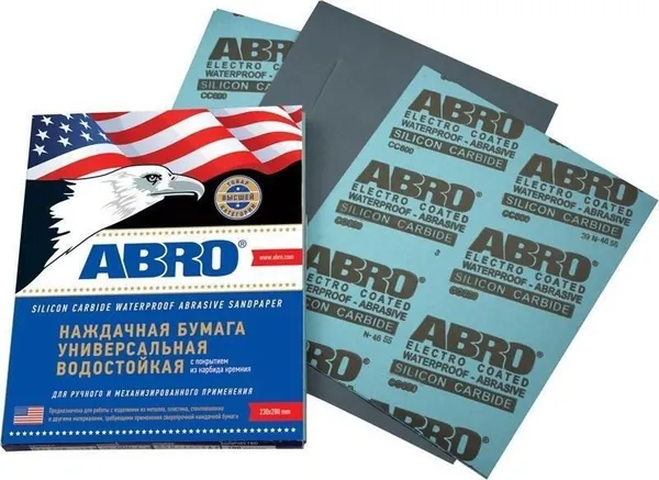 Abro Лист шлифовальный, шкурка; P150