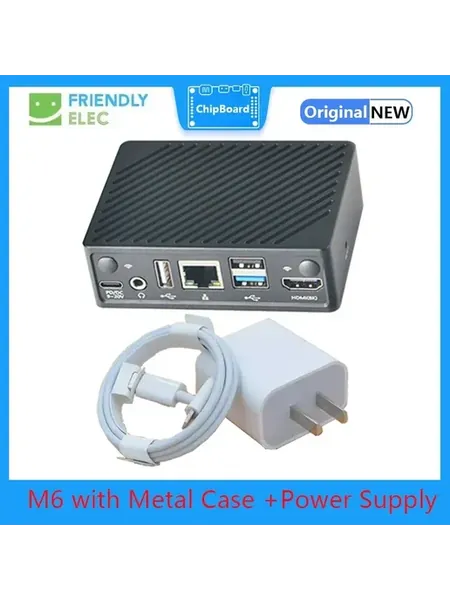 FriendlyElec NanoPi M6 Мини-ПК Kit 03, 8G RAM No eMMC