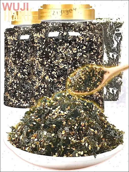 нори с кунжутом,морская капуста в кунжутном масле,чипсы из ламинарии