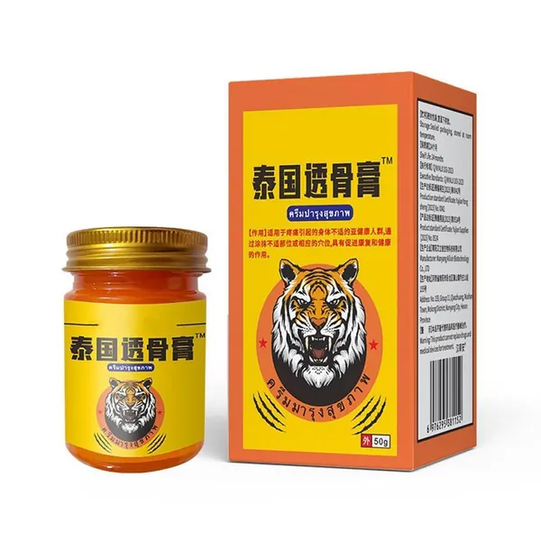 50ml,Тайский красный тигровый бальзам, эффективное средство от боли в суставах и мышцах, массажный крем для облегчения артрита