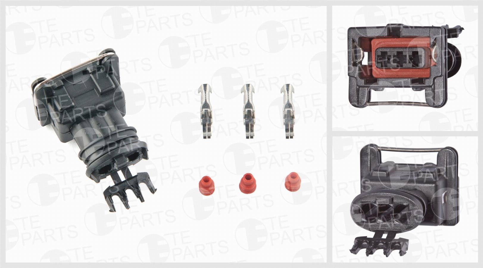 Разъем 3-х контактный Renault, DAF (TE Parts)