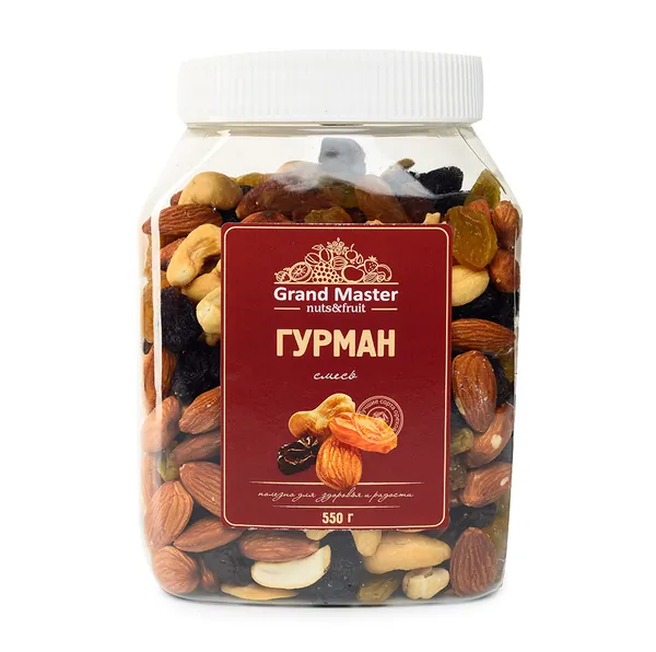 Смесь орехов и сухофруктов Гурман , Grand Master, 550 г