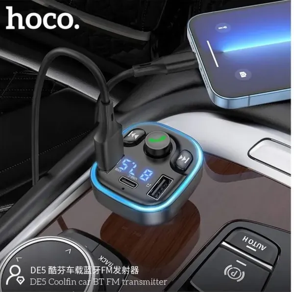Автомобильный FM трансмиттер DE5 HOCO