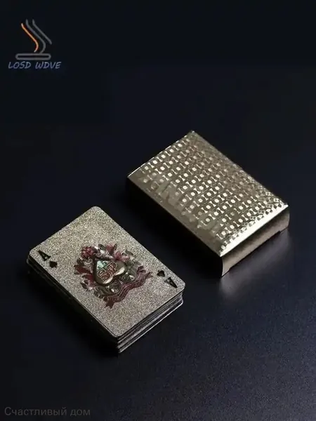 Карты Неоновые Игральные 54 Шт, / Подарочные Для Покера, Карточных Игр,водонепроница