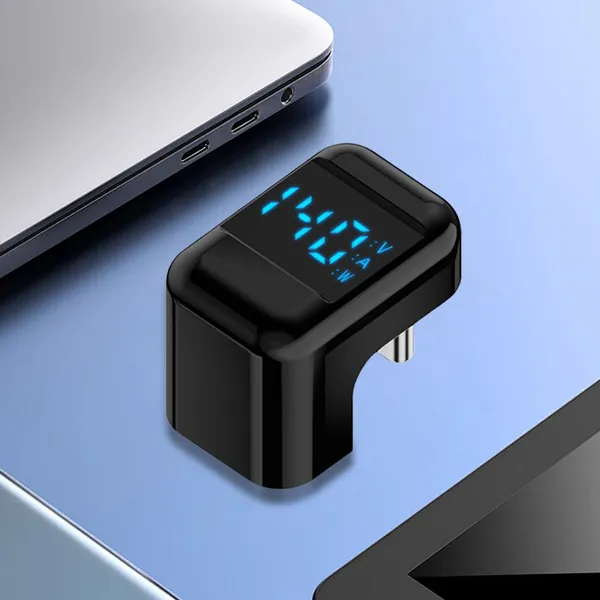 Цифровой переходник USB-C на USB-C с индикацией мощности, 40 Гбит/с, 140 Вт, поддержка 8K@60 Гц