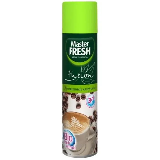 MASTER FRESH Освежитель воздуха Ароматный Капучино 300мл