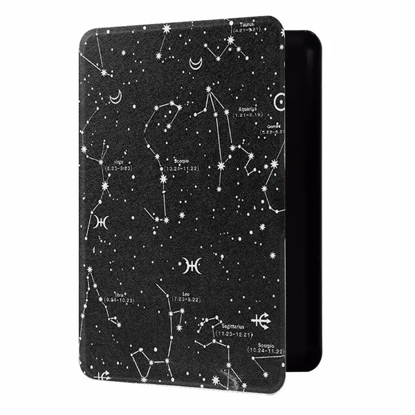Чехол для Kindle Paperwhite 4 (10-го поколения, PQ94WIF) из матовой PU+PC-ткани с художественной росписью