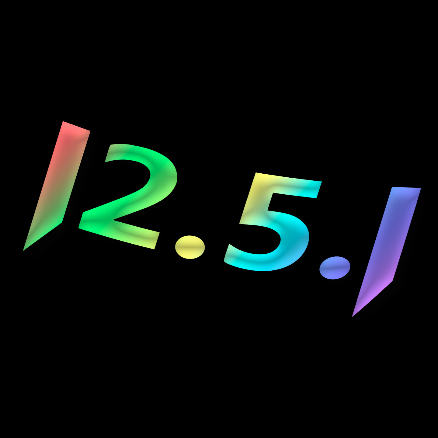 12.5.1 - Голография JDM наклейка стикер без фона
