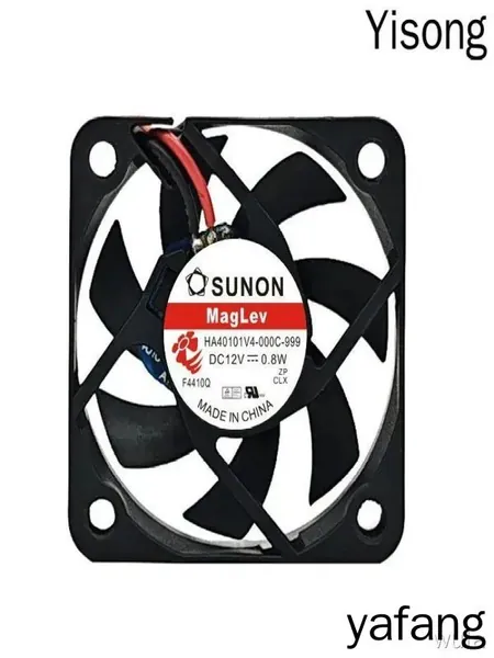 Вентилятор SUNON HA40101V4-000C-999, 40x40x10 мм, DC 12В, 0.8Вт, маглевный подшипник, для 4/8/16-канальных видеорегистраторов Hikvision и малых электронных устройств.