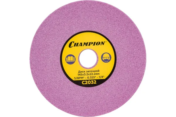 Диск заточной CHAMPION (3/8PM" - 0.325") 145х3,2х22,2. C2032