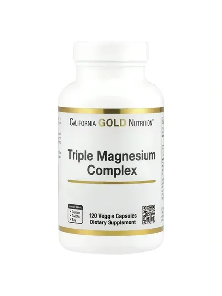 Комплекс с магнием, Triple Magnesium Complex 120 капсул