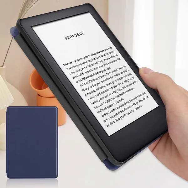 Чехол для Kindle Paperwhite 12-го поколения и Colorsoft Signature Edition 7 дюймов, магнитный, глубокий синий