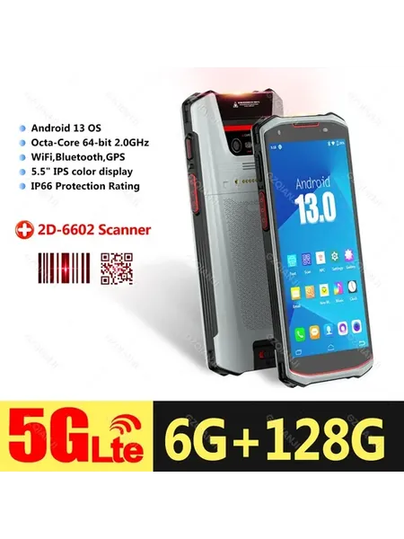 Honeywell 6G128G 2D Сканер штрих-кодов Android 13 6G128G-2D6