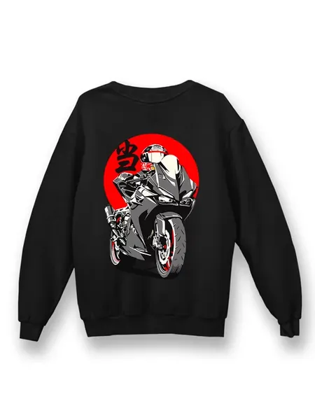 Свитшот Лонгслив Мотоцикл Bike Байк Мотоциклист Motorcycles
