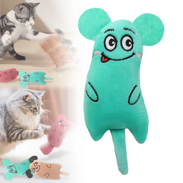 Игрушки для кошек,Безопасный материал без запаха, помогает снизить тревожность питомца при нахождении в одиночестве,обеспечивает ежедневное взаимодействие и общение,подходит для котят и взрослых кошек
