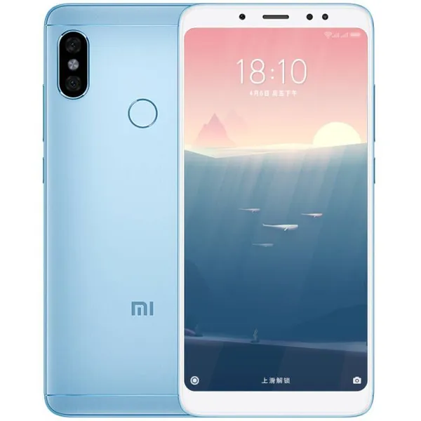 Xiaomi Смартфон Оригинальный Redmi Note 5 двойной SIM 5.99 "мобильный телефон 6гб 128гб 12MP+5MP+13MP Snapdragon 636 окта-ядро 4G мобильный телефон Global 6/128 ГБ, Nano-SIM, синий