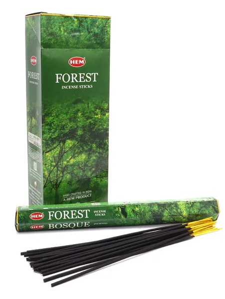 Благовония "Forest" 1_упаковка_20гр (ароматические индийские палочки ХЕМ для дома / аромапалочки HEM "Лес", 20_шт)