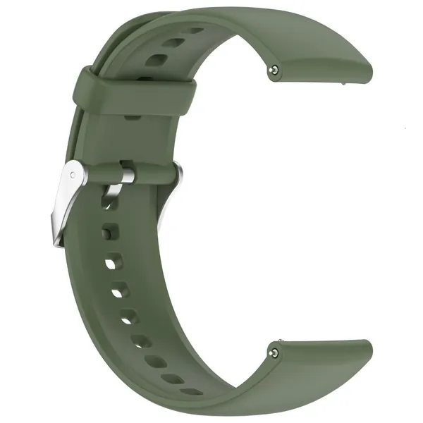 Силиконовый ремешок для смарт-часов CMF Watch 1/2, 22 мм, Зеленый