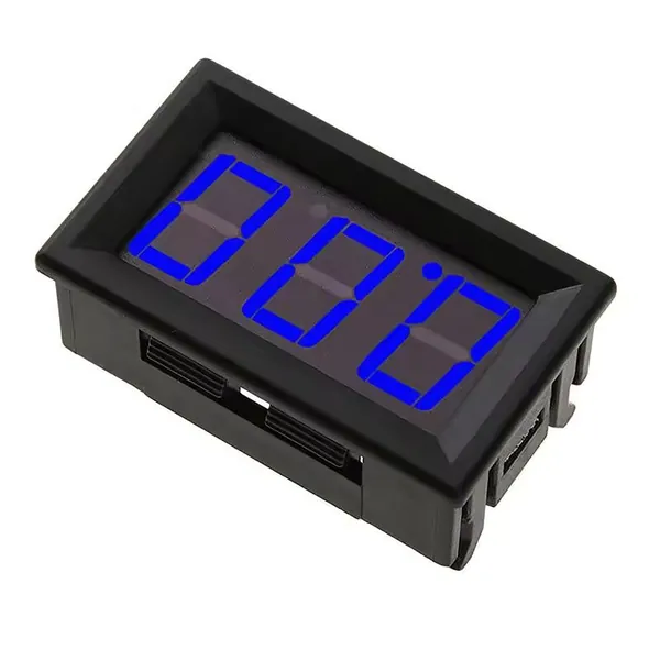 1pcs DC 5V-120V 2 провода 0,56-дюймовый цифровой светодиодный мини-прибор для измерения напряжения для определения напряжения, СВЕТОДИОДНЫЙ цифровой тестер напряжения,ПОСТОЯННЫЙ ТОК 5В-120В