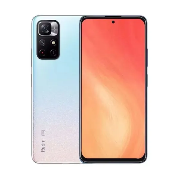 Xiaomi Смартфон Xiaomi redmi Note 11 5G смартфон разблокирован Android 6,6 дюйма экран 50MP камеры 5000mAH аккумулятор хорошая кодификация смартфона Global 6/128 ГБ, Nano-SIM, белый