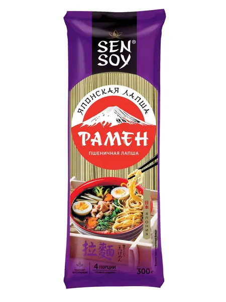 Лапша Sen Soy пшеничная Рамен, 300 г