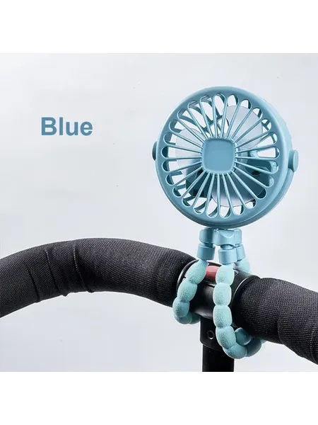 Raguee Портативный мини-вентилятор с клипсой Blue