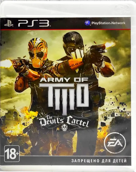 Army of TWO The Devils Cartel Английский язык BLES 01763 Видеоигра на диске PS3. Товар уцененный