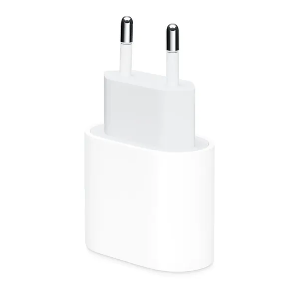 Зарядный блок Apple, быстрая зарядка, 20W, Type-C, белый
