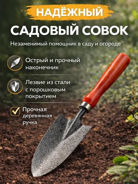 Лопатка совок садовый посадочный