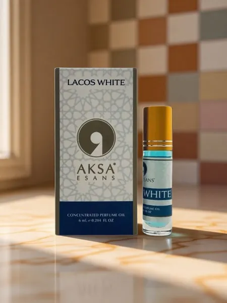 AKSA ESANS Духи-масло Масляный парфюм Lakos White 6 мл/Акса Эсанс, мужск 6 мл