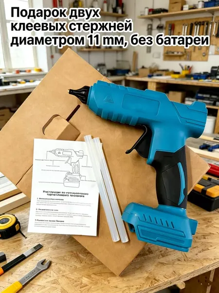 Эксклюзивная термоплавка на 100 Вт с питанием от аккумуляторов21V литиевых для профессионального ремонта