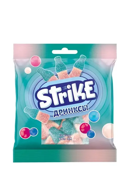 Strike Жевательный мармелад Дринксы, 70 гр