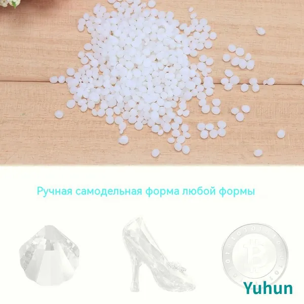 пластик для поделок с детьми 50 г, безопасен, не токсичен, белый